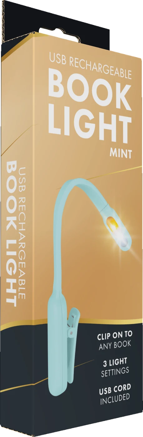 USB Rechargeable Book Light - Mint