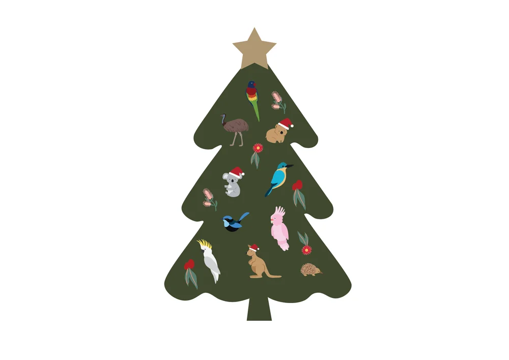 Australian Geographic Christmas Felt Tree
