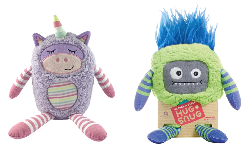 Sweet Little Things® Cosy Cuddler Little Monster - Green Monster, Purple Unicorn