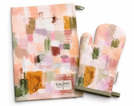 Kirsten Jackson Tea Towel & Oven Mitt