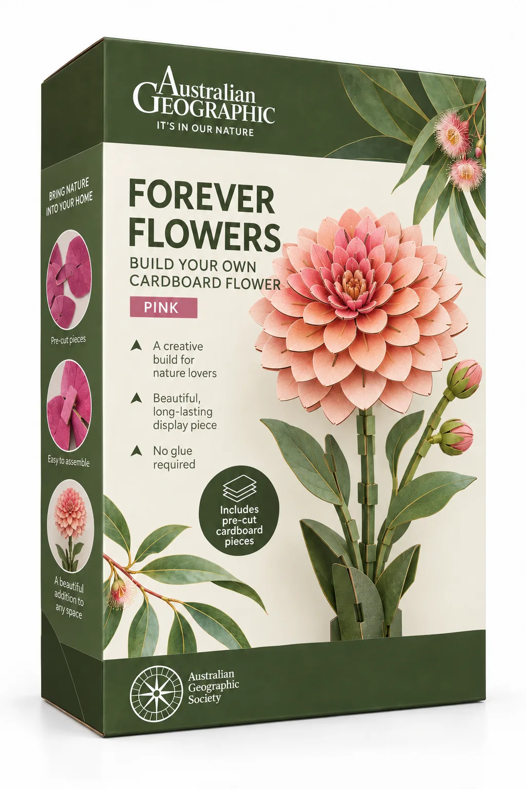 Australian Geographic Forever Me Flower - Pink, Purple