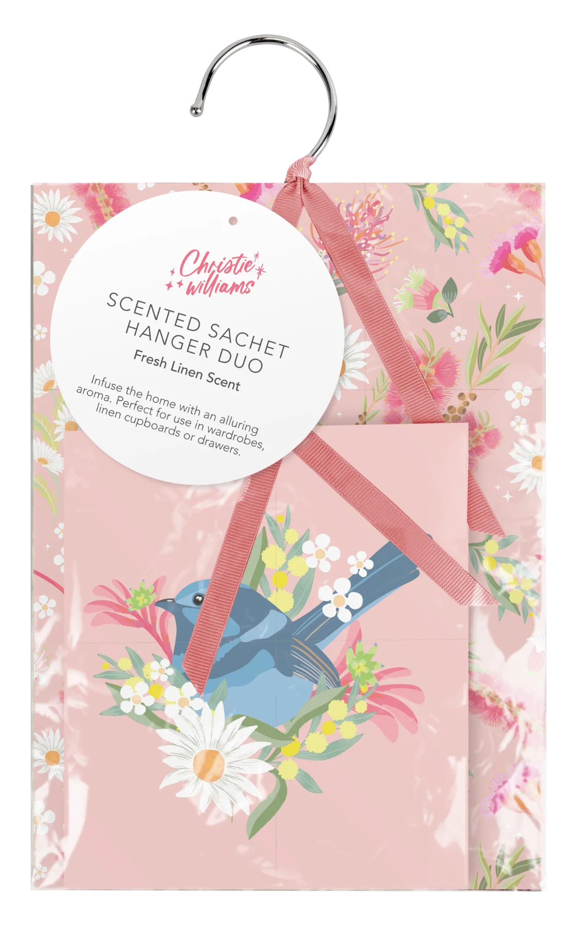 Christie Williams Scented Sachet  Duo - Blue Wren