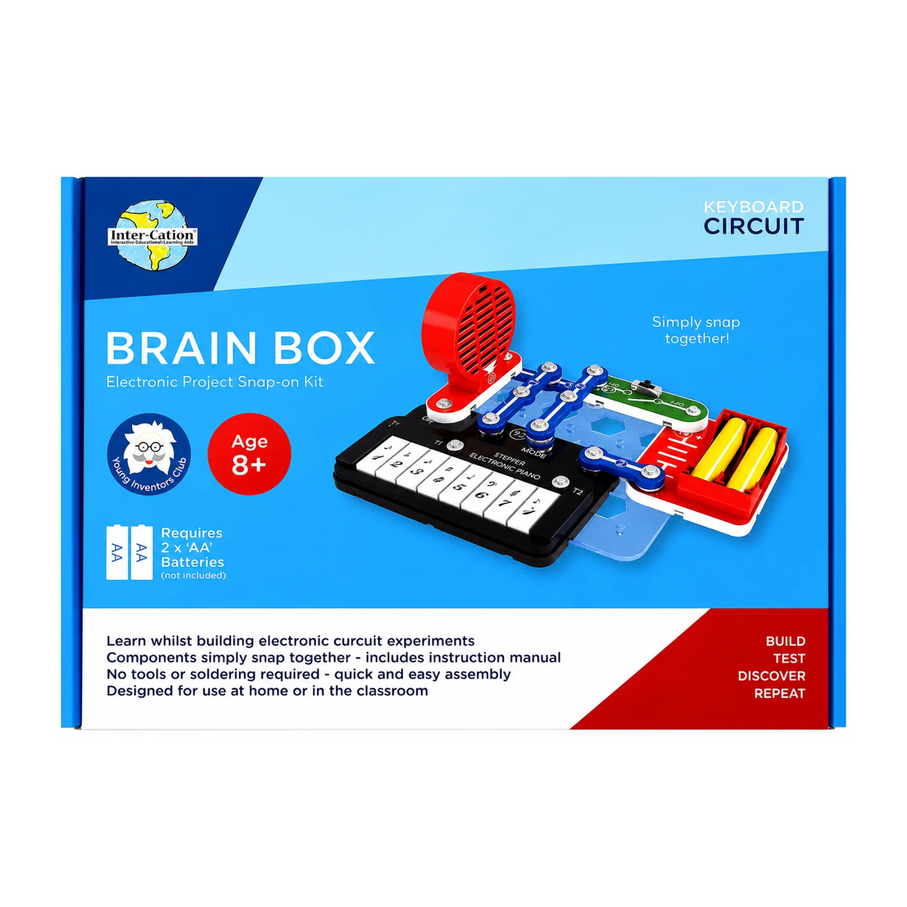 Intercation Brain Box Electronic Keyboard Circuit Kit