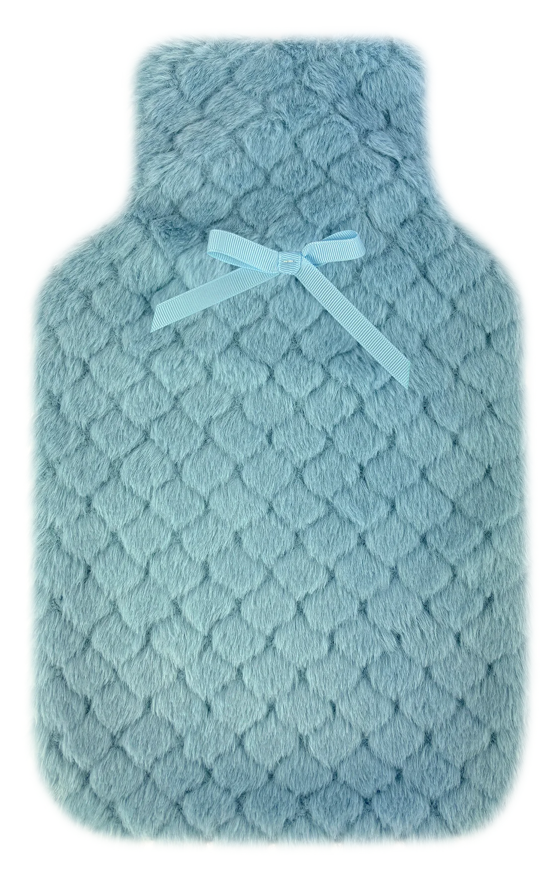 Hot Spot™ Fur Hot Water Bottle Set - Blue, Mauve, Leopard, Pink Heart