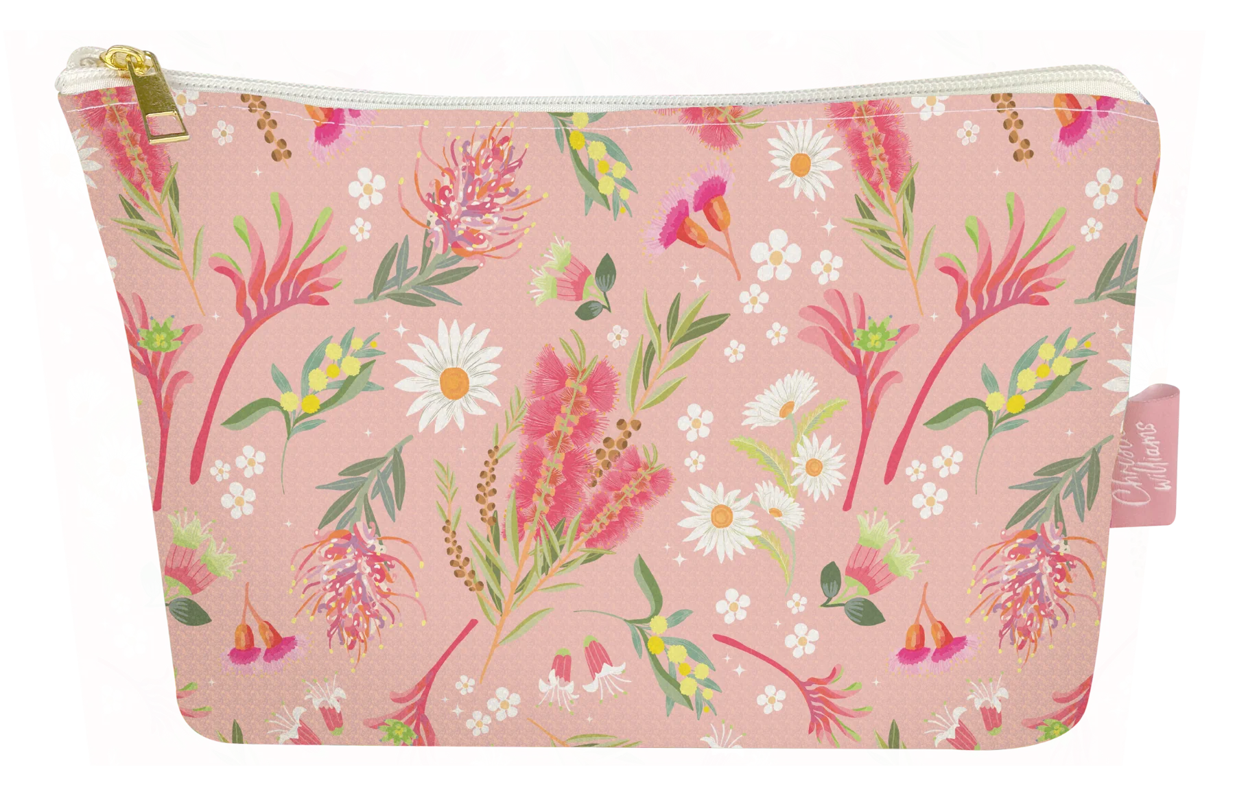Christie Williams Multi Pouch - Blue Wren, Botanical