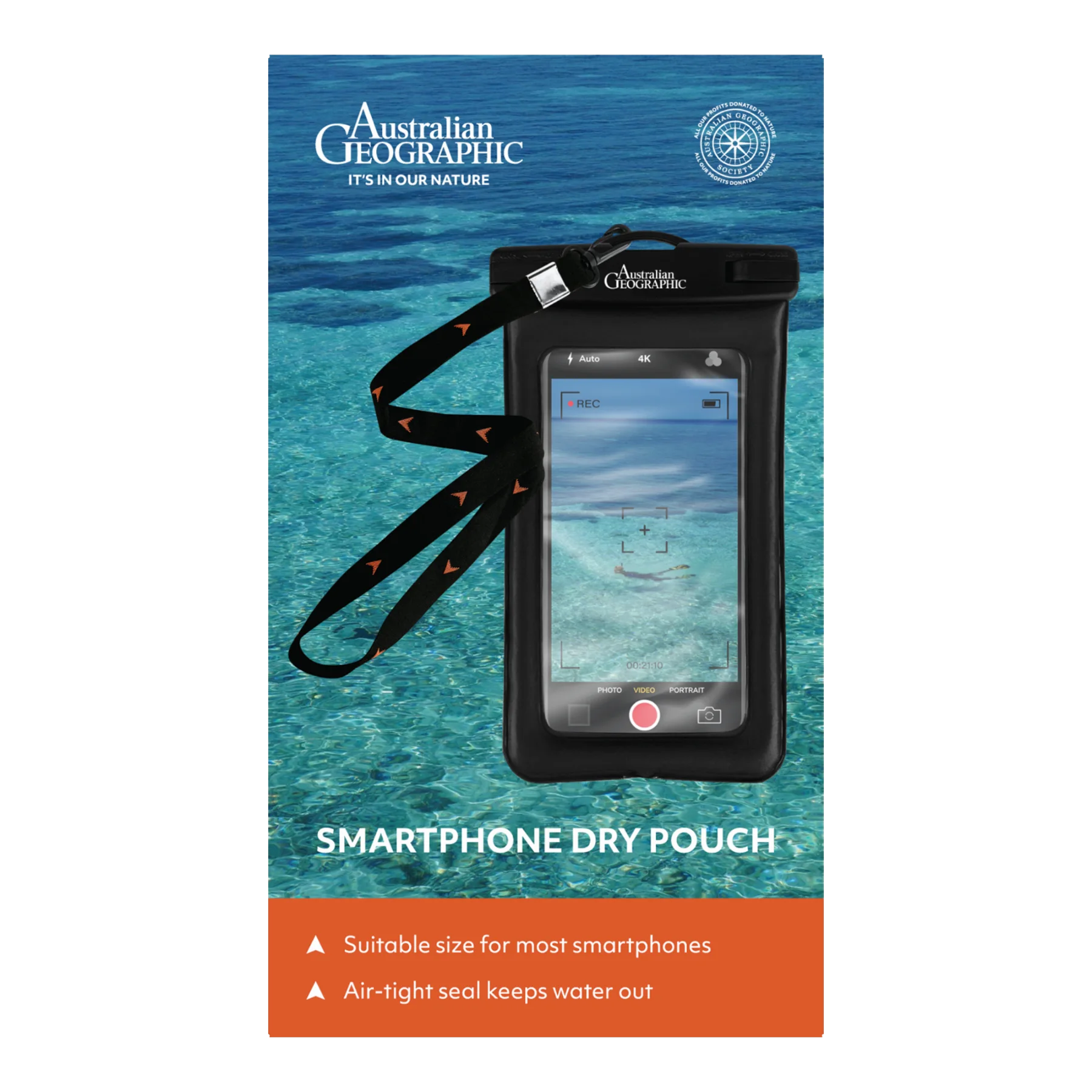 Australian Geographic Smartphone Dry Pouch
