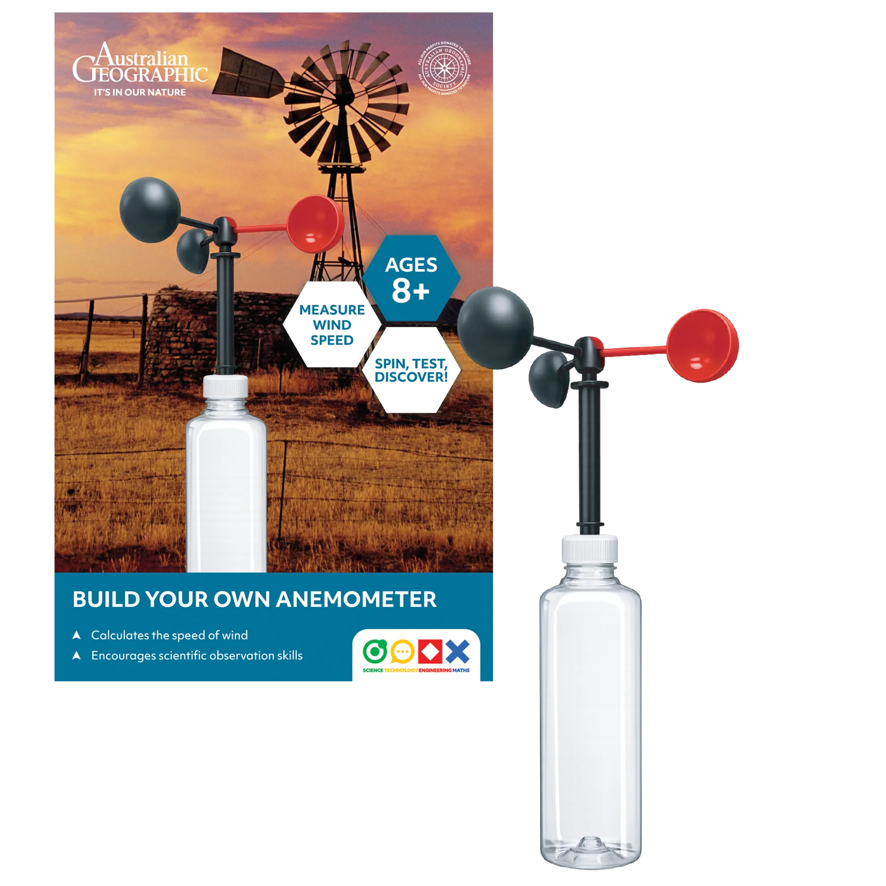 Australian Geographic STEM Build Your Own Anemometer