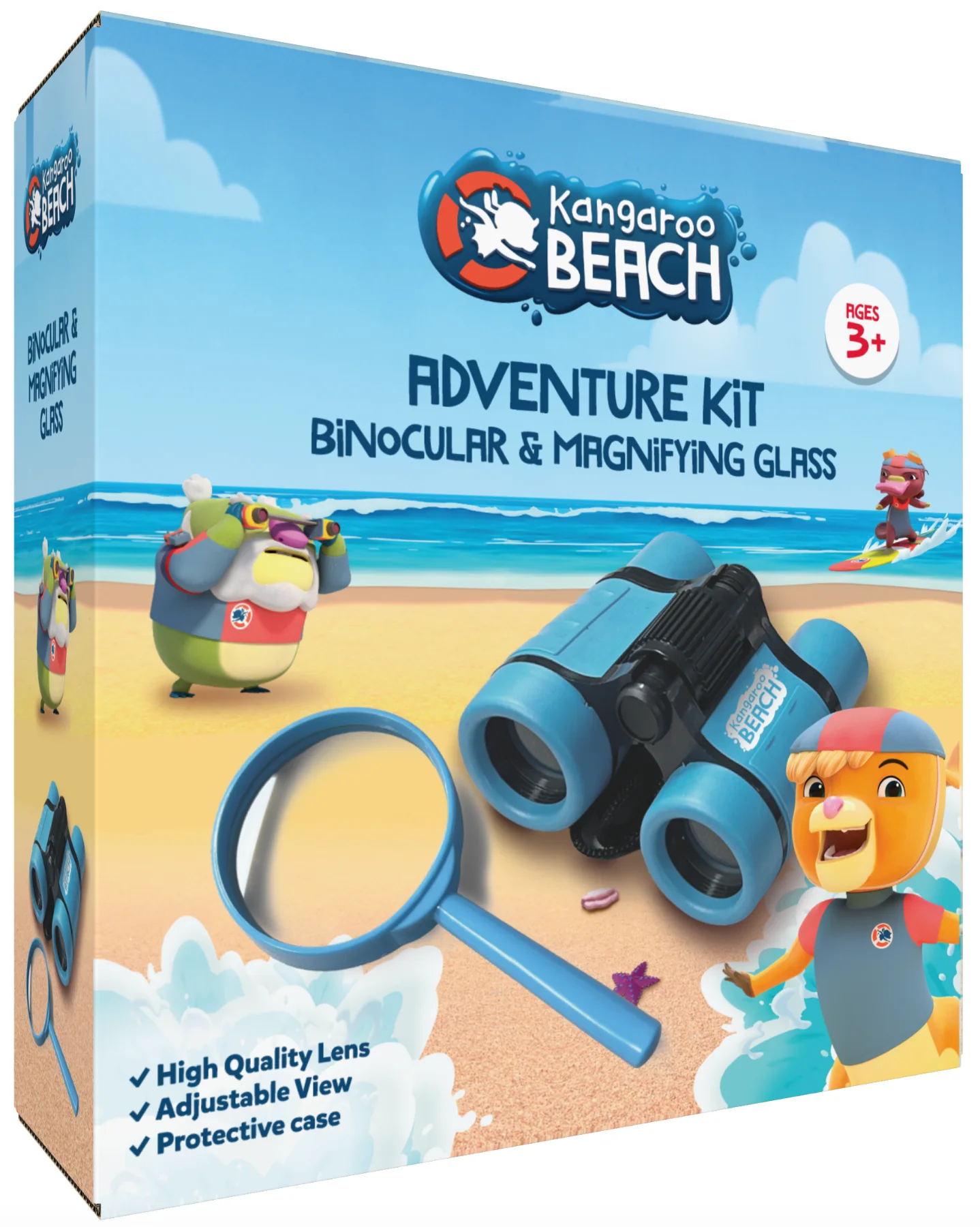 Kangaroo Beach Binocular & Magnifying Set