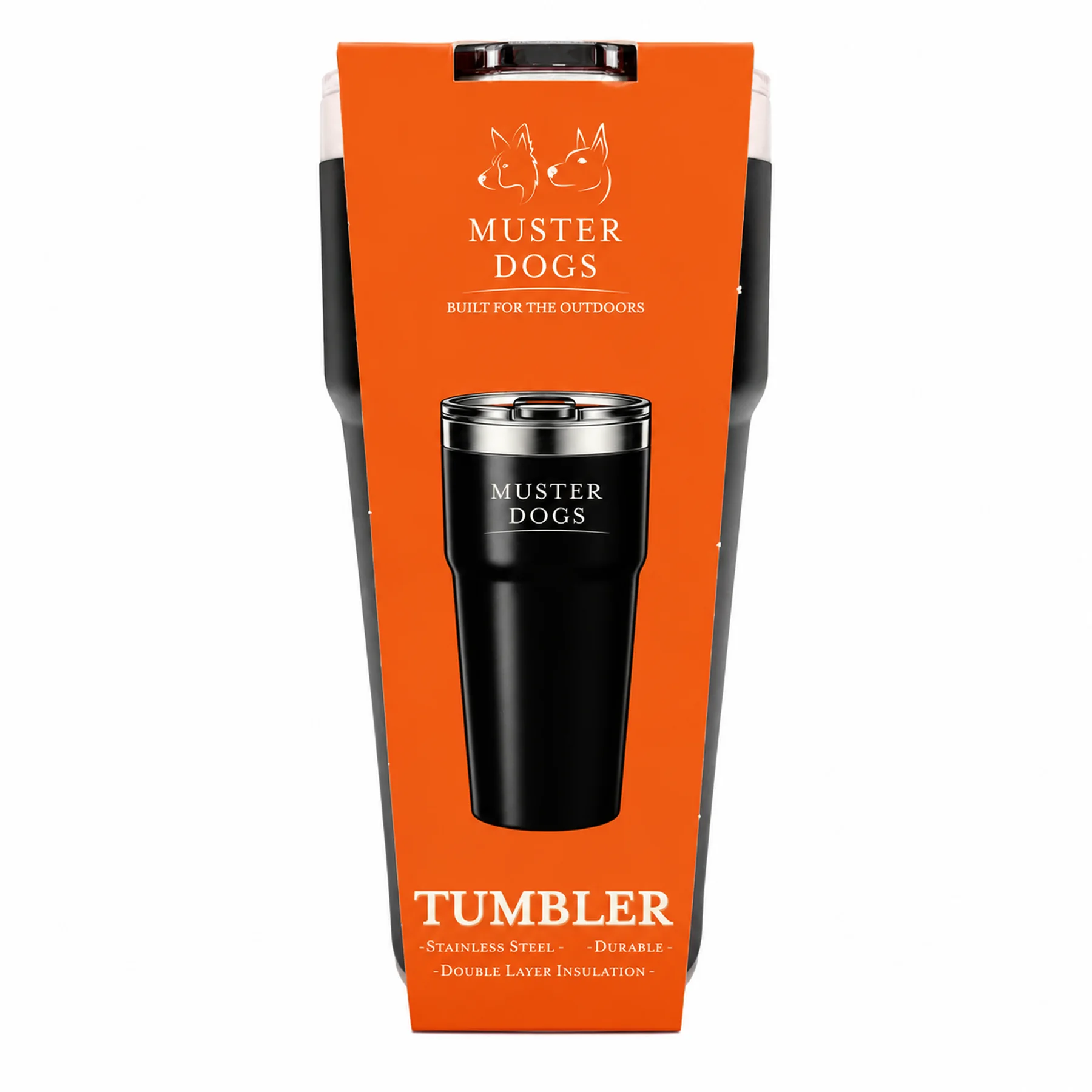 Muster Dogs Coffee Cup - Black