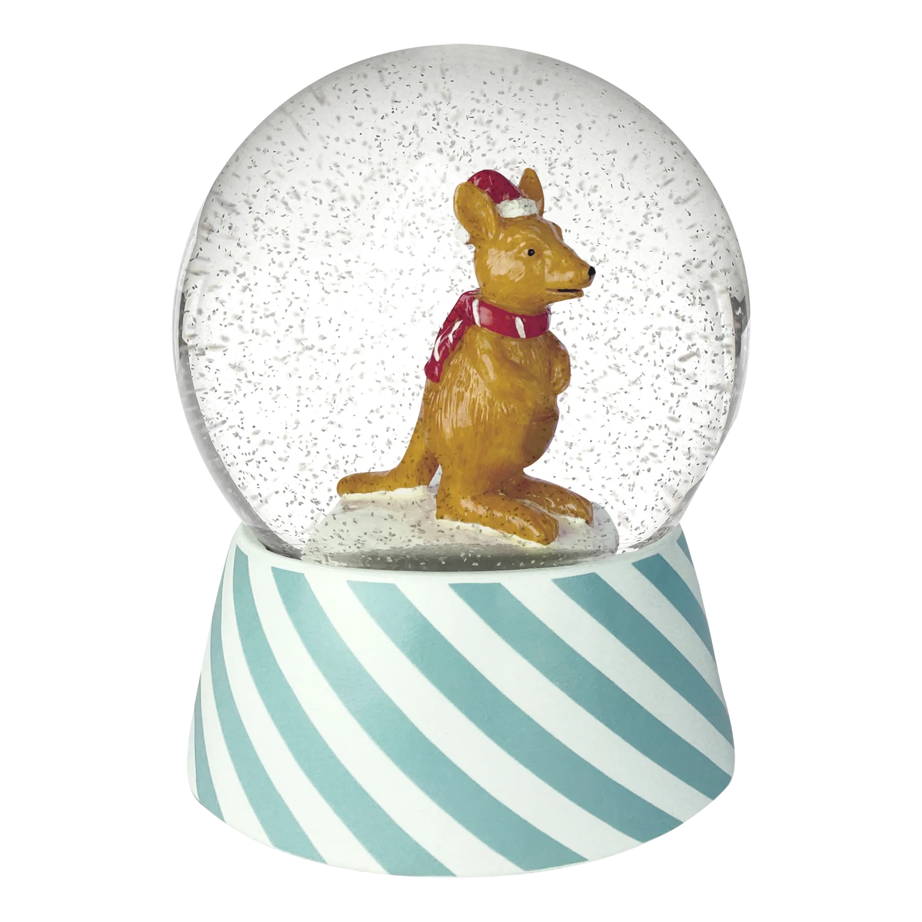Australian Geographic Christmas Musical Snow Globe - Kangaroo