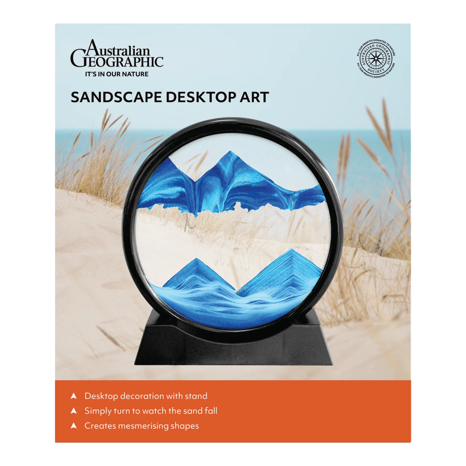 Australian Geographic Round Sandscape - Blue