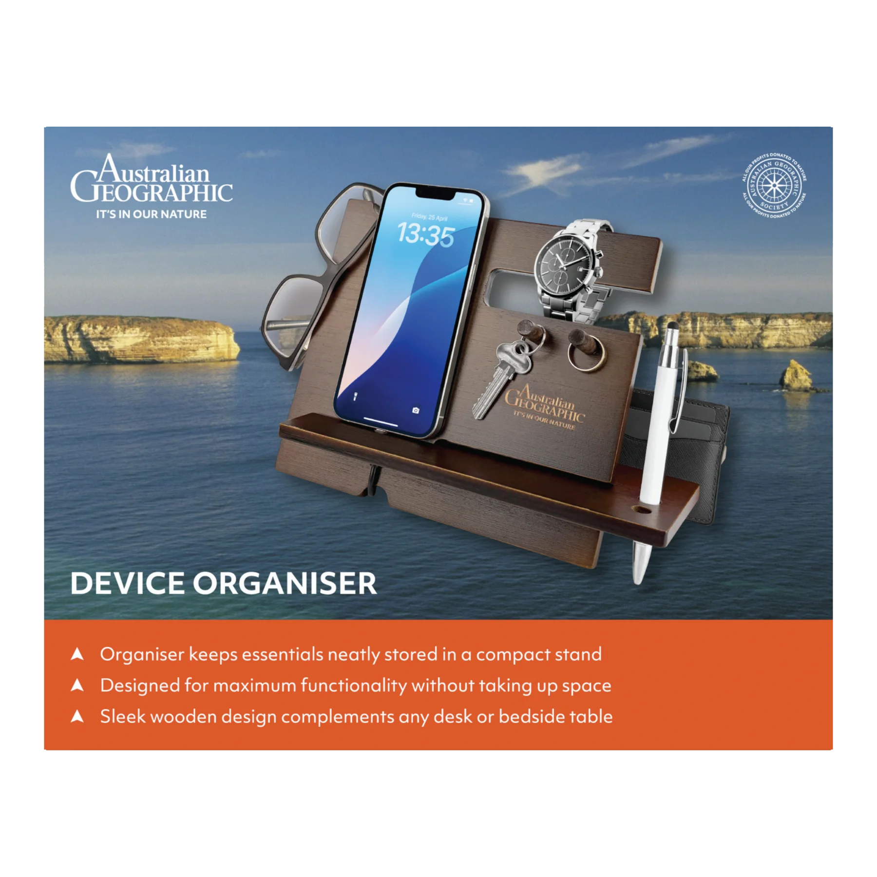 Australian Geographic Device Organiser