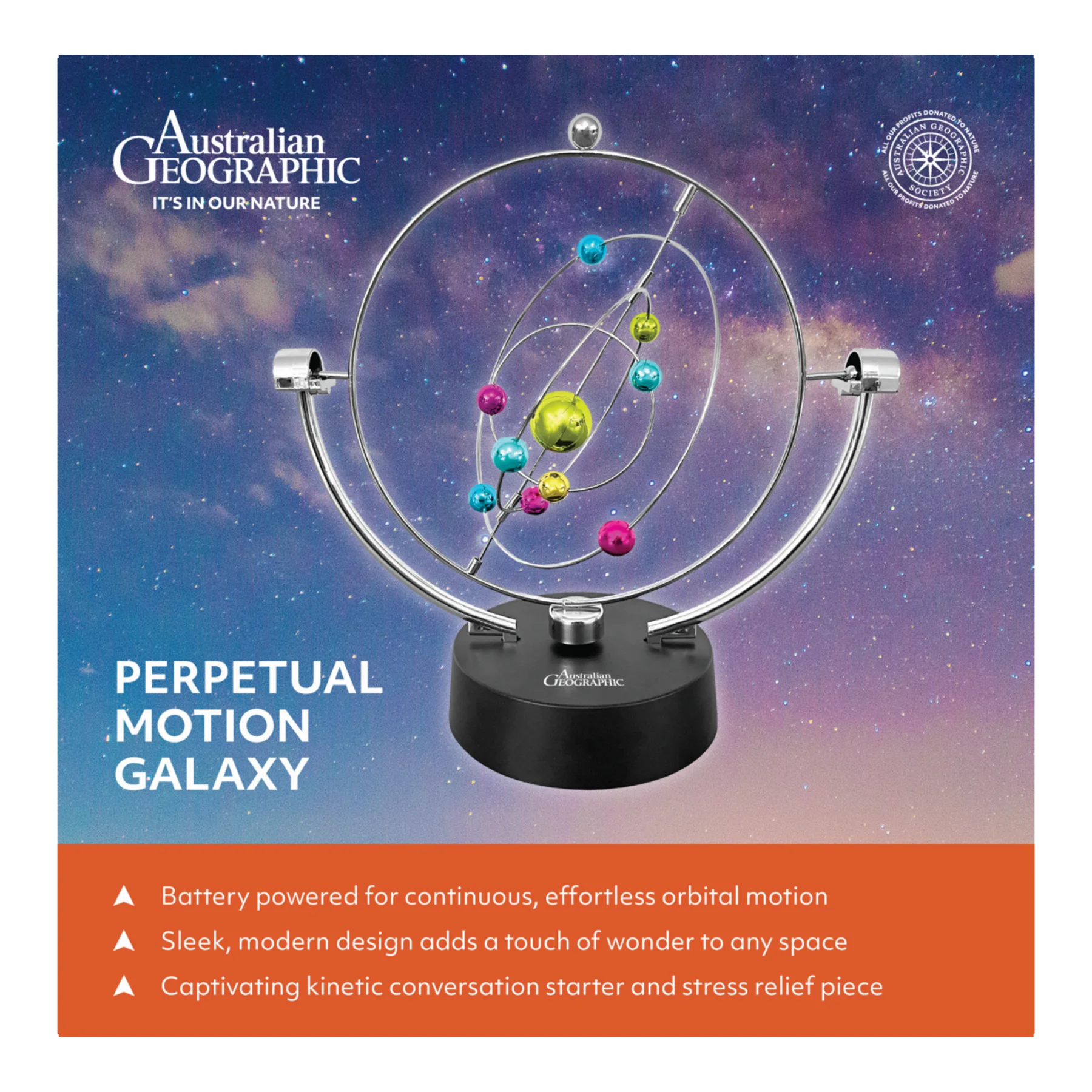 Australian Geographic Galaxy Perpetual Motion