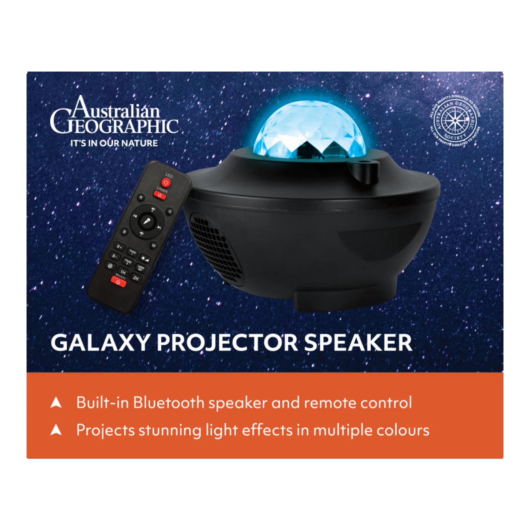 Australian Geographic Galaxy Projector Speaker