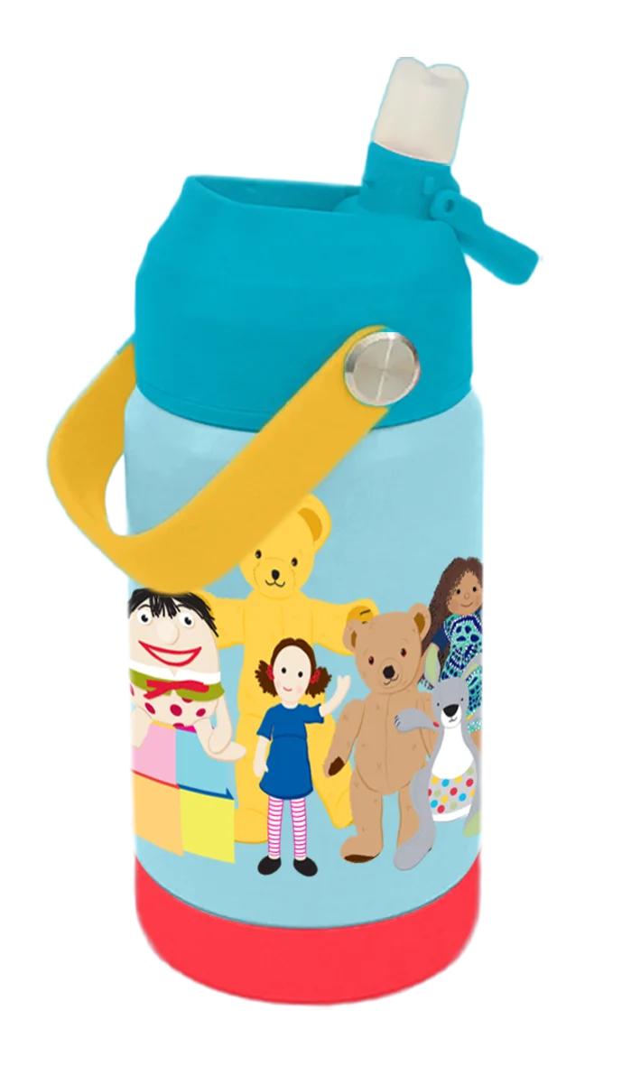Play School Drink Bottle & Name Tag