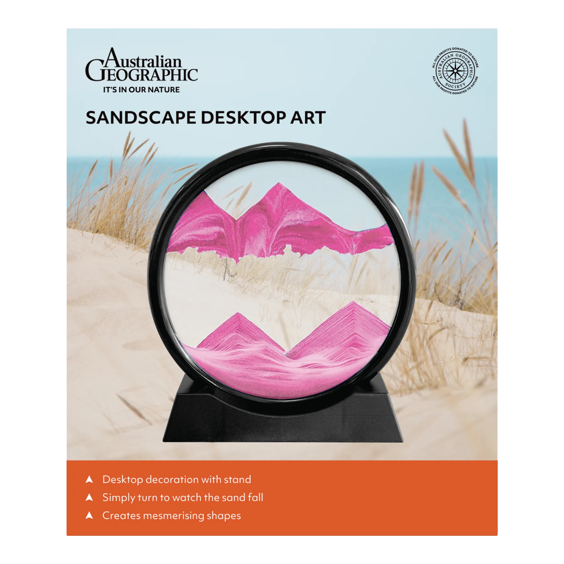 Australian Geographic Round Sandscape - Magenta