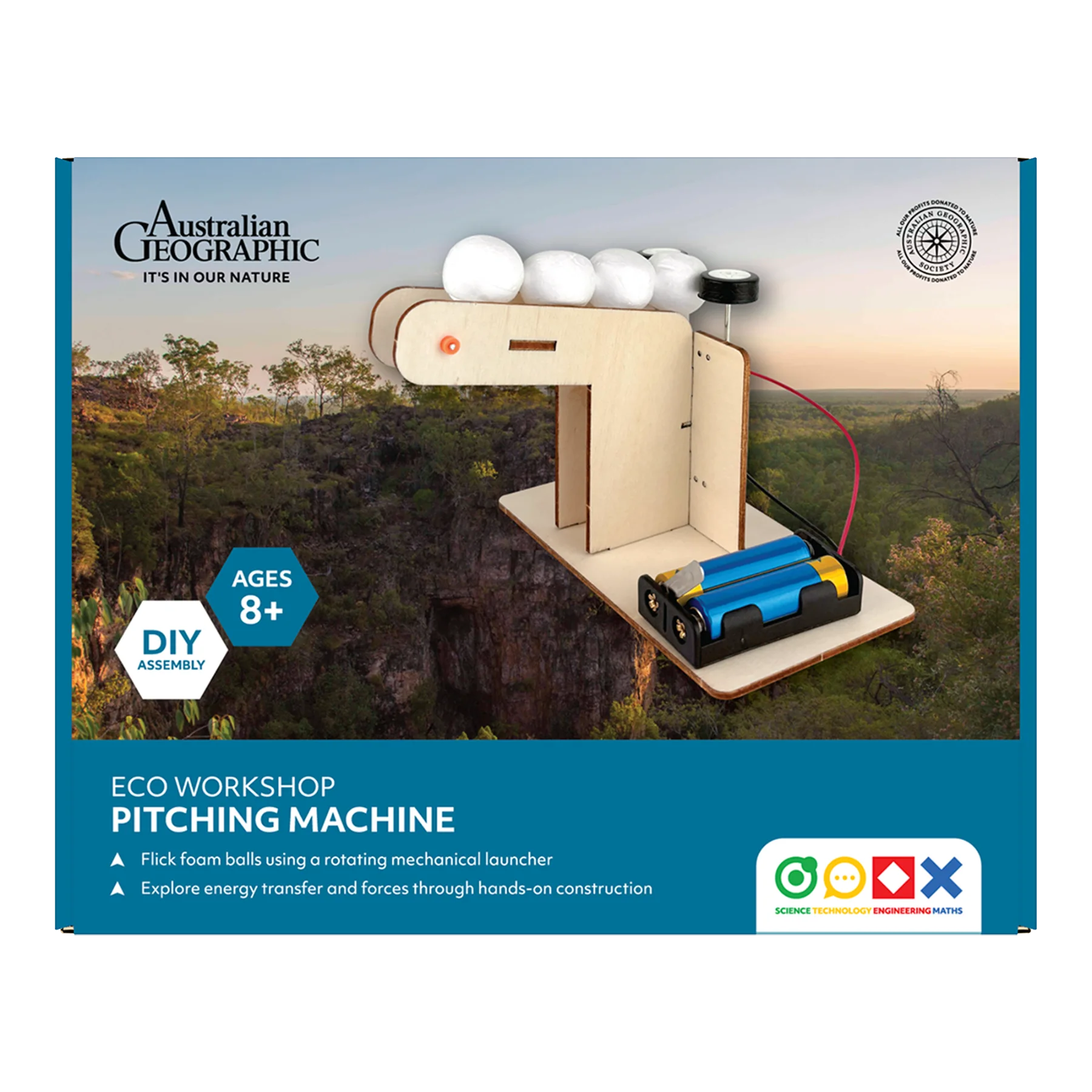 Australian Geographic STEM Eco Workshop Pitching Machine