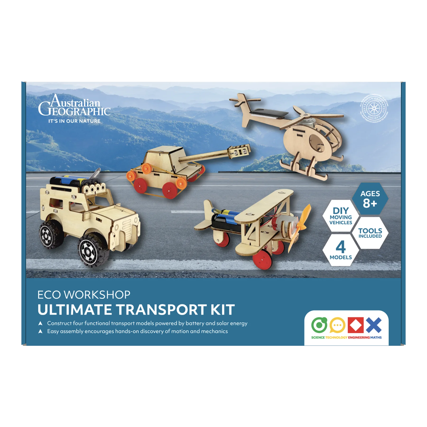 Australian Geographic STEM Eco Workshop Ultimate Transport Kit