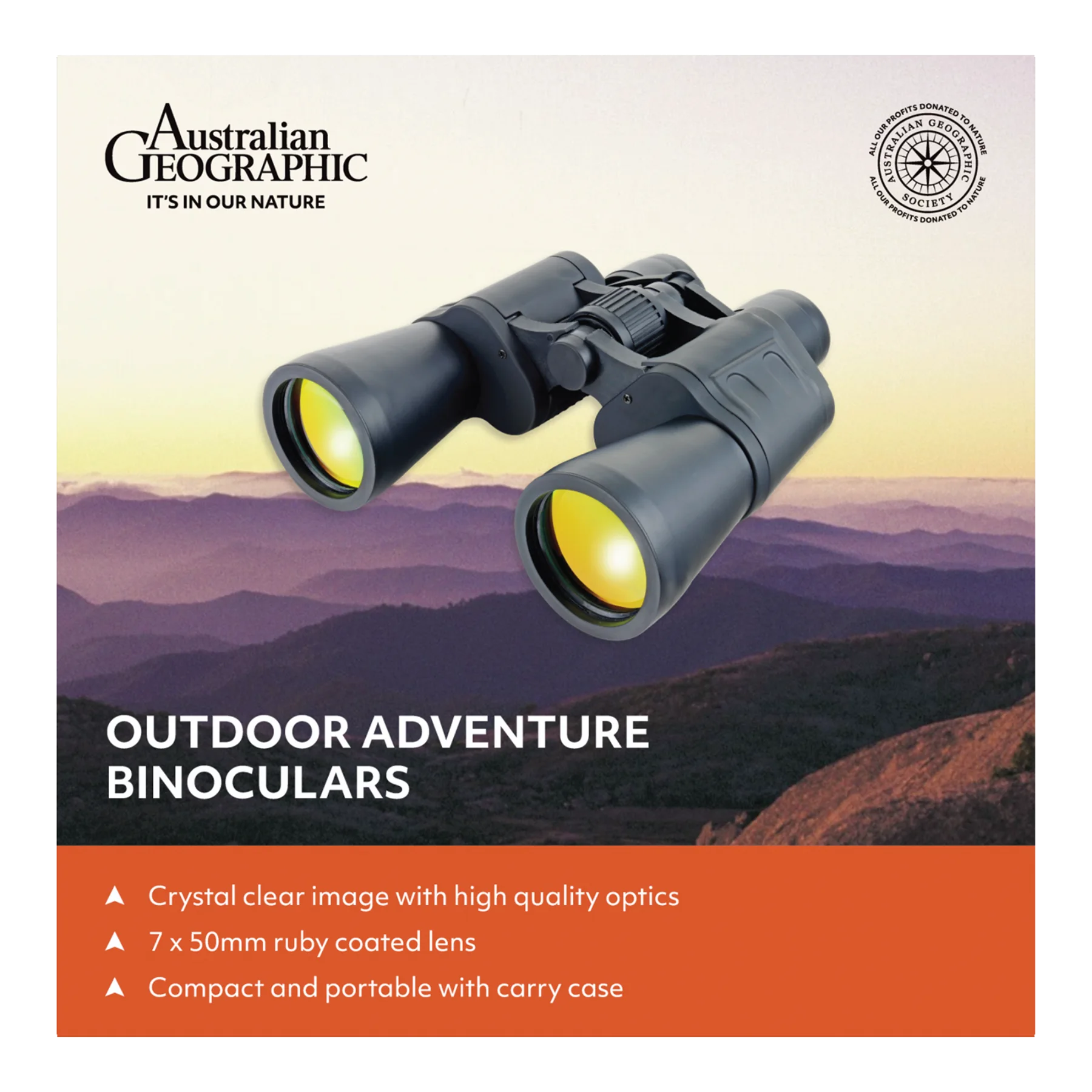 Australian Geographic Outdoor Adventure Binoculars