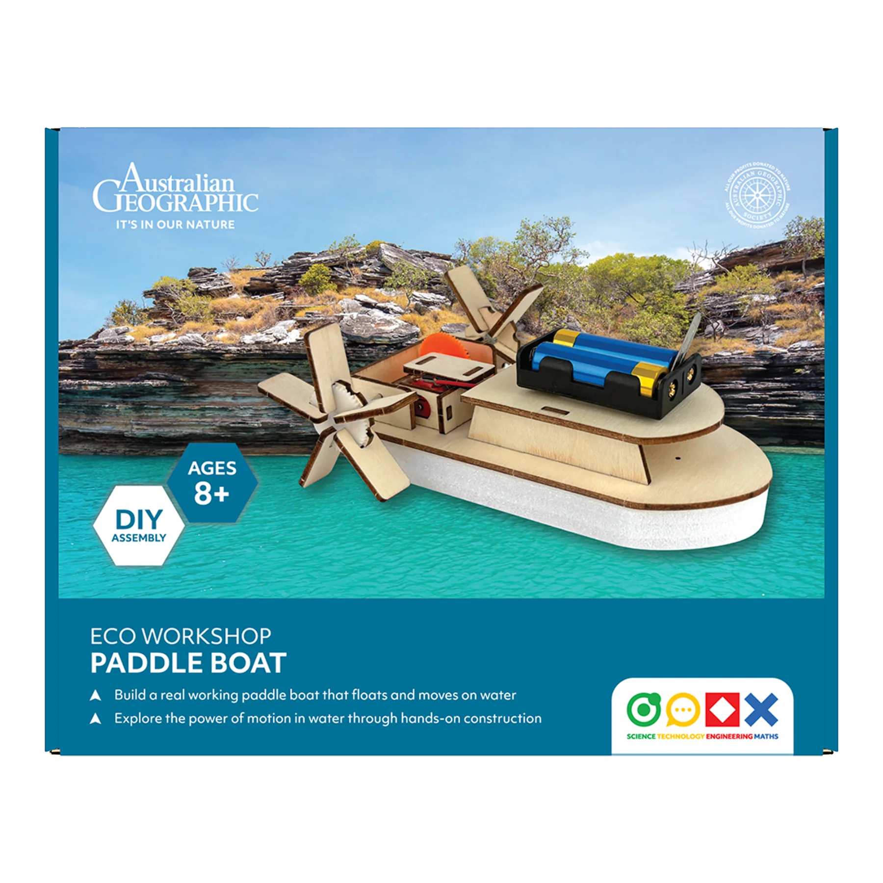 Australian Geographic STEM Eco Workshop Paddle Boat