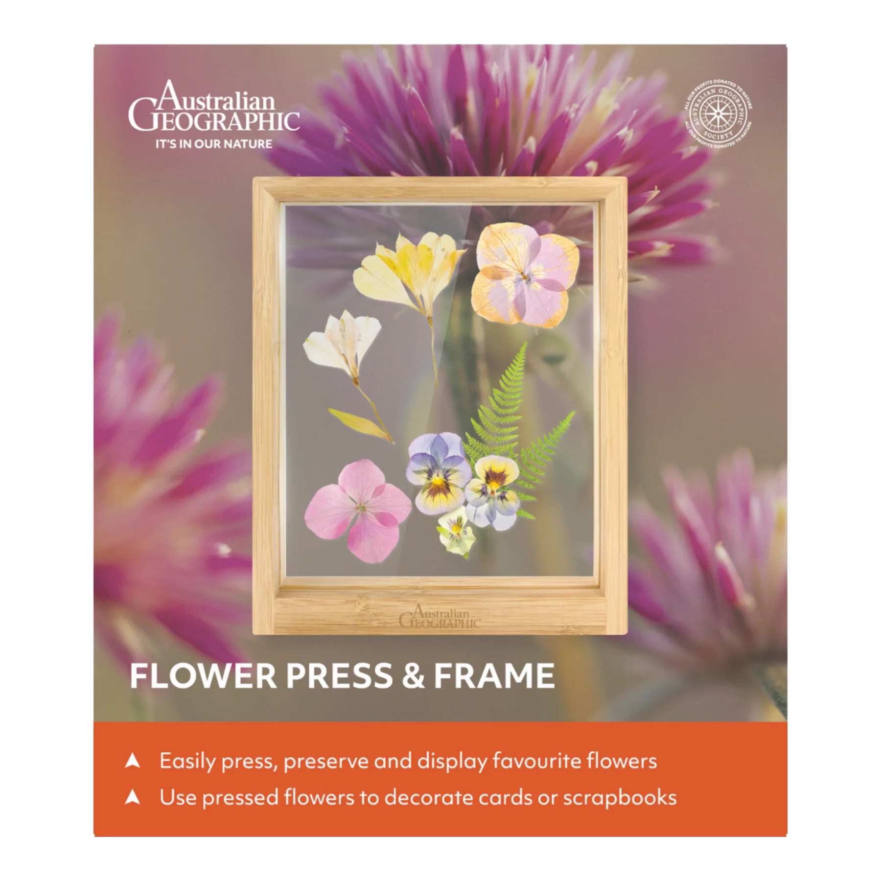 Australian Geographic Flower Press Frame